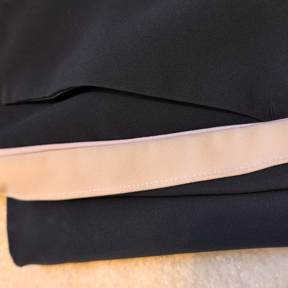 J. Crew Logan Navy Blue Pants with White Stripe - Picture 3 of 5